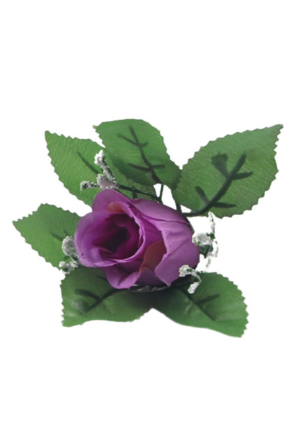 Ruža puk hlava s listom