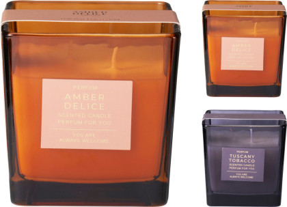 Vonná sviečka v skle 10 cm Vonná sviečka v skle 10 cm