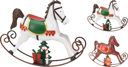 Kôň hojdací - kov  Kôň hojdací - kov