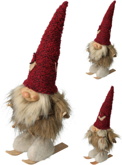 Škriatok na lyžiach 37 cm Škriatok na lyžiach 37 cm