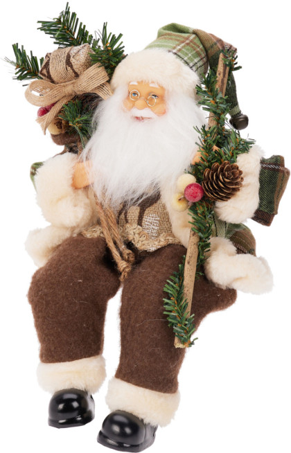 Santa sediaci 30 cm hnedý