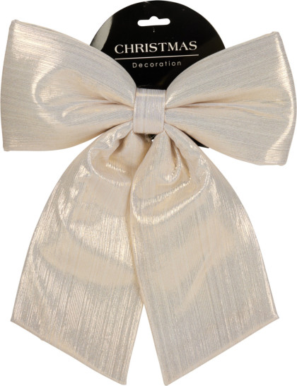 Mašľa vianoč. 34 cm / Champagne