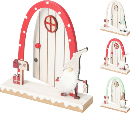 Brána a škriatok 19 cm / dekorácia