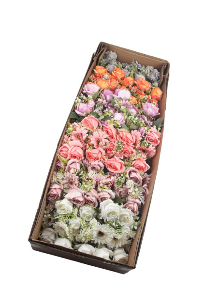 kytica ruža +  gerbera / plochá