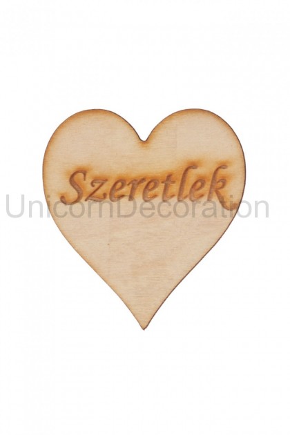 Srdce drevené. Szeretlek