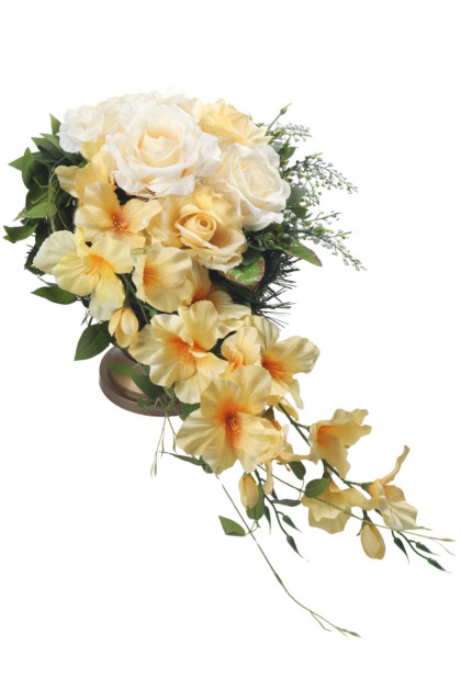 Aranžmán na nožičke v tvare slzičky