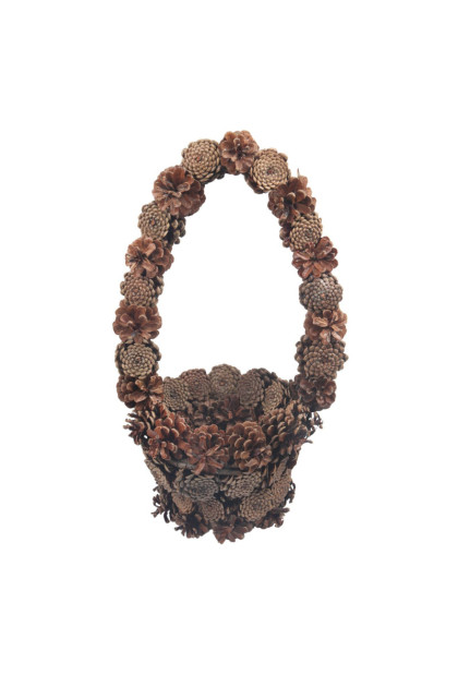 Košík šiškový 47 cm - (prírodný)