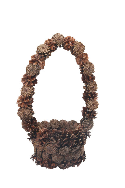 Košík šiškový 55 cm - (prírodný)