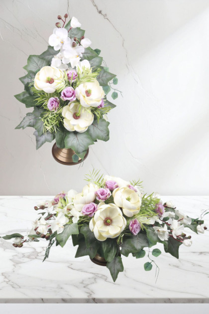 Set na hrob s orchideou 