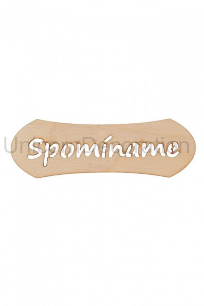 Dekoračná tabuľa: Spomíname