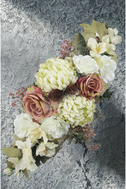 Aranžmán 334 - jesenný s chryzantémami