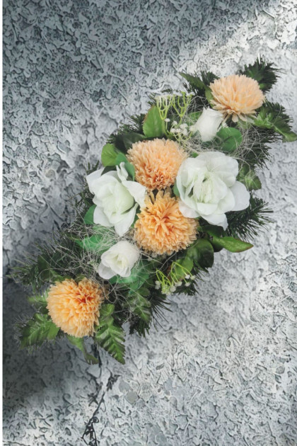 Aranžmán 333 - chryzantéma , ruže