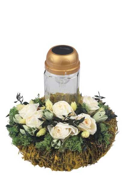 Venček prútený so solárnym kahancom 