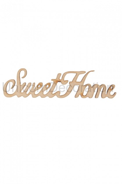Dekoračný nápis: Sweet home