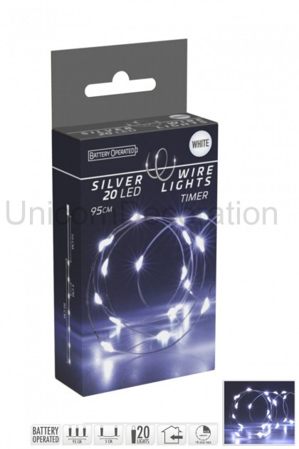 Reťaz vian. 20LED + časovač