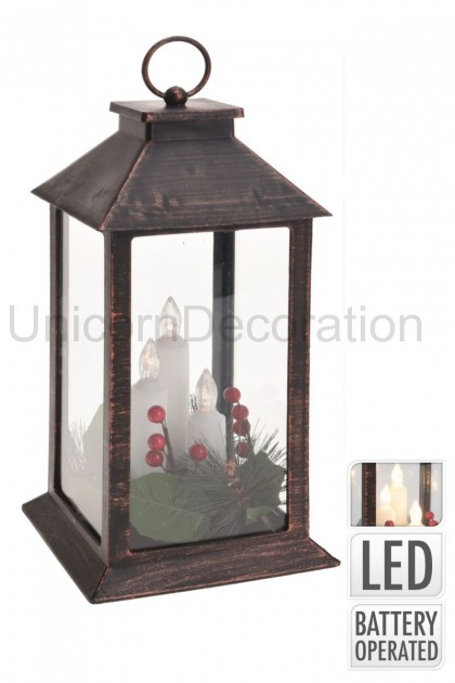 Lampáš 3LED vian. čierny