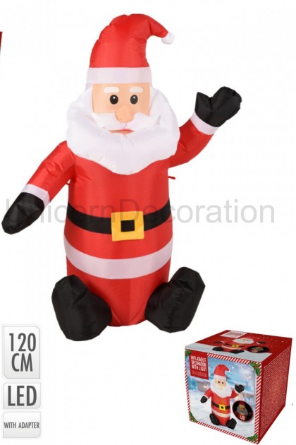 Santa nafukovací LED