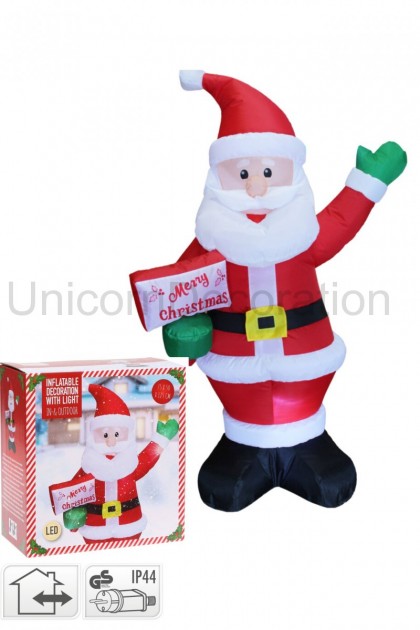 Santa nafukovací LED