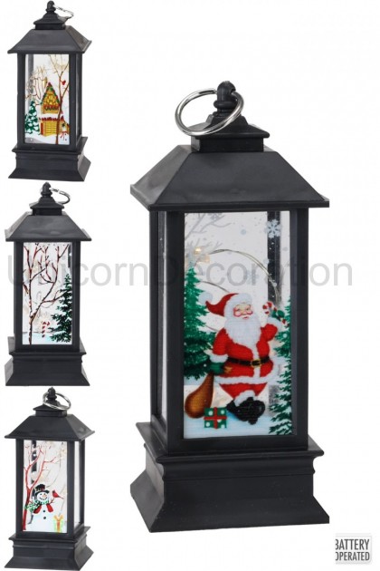 Lampáš 12 cm s vian.figúrkami LED, 4 druhy
