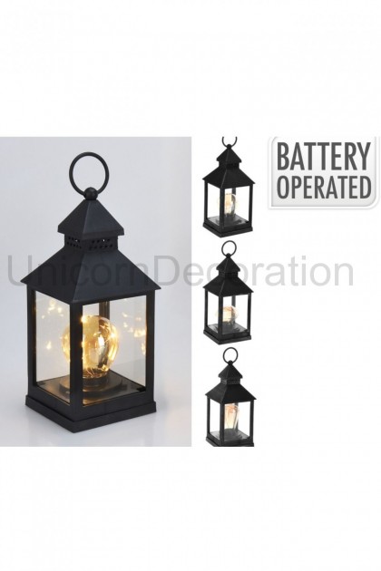 Lampáš so žiarovkou 23 cm / 3 druhy
