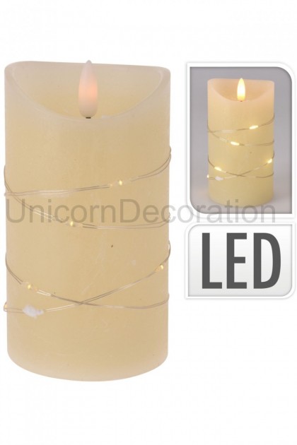 Sviečka LED 12.5 cm 9LED 