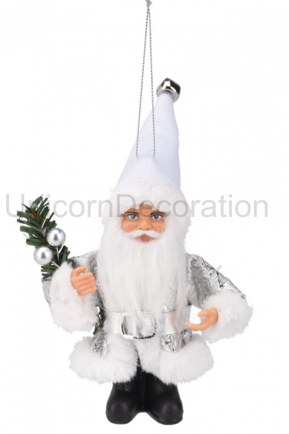 Mikuláš závesný 13cm biely 3 druhy