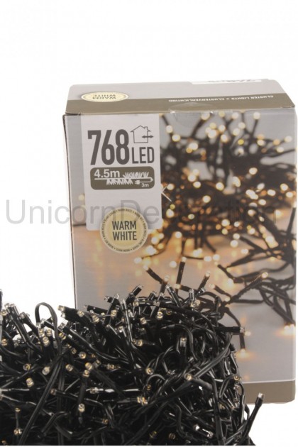 Reťaz vian. svetelná 768LED WW