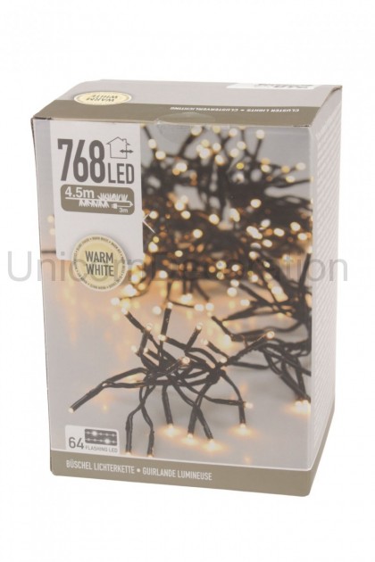 Reťaz vian. svetelná 768LED WW
