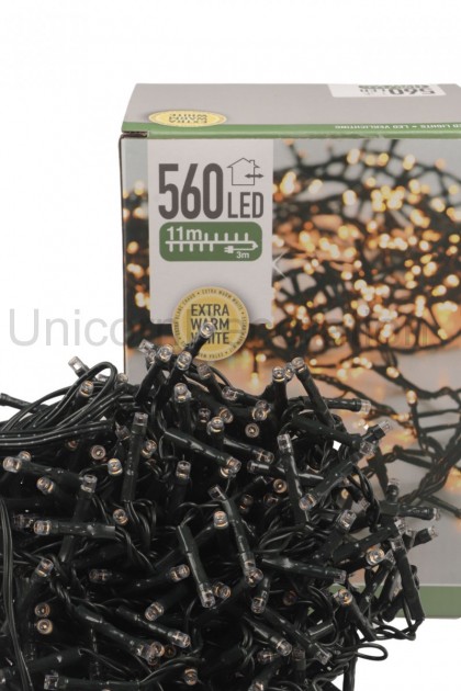 Reťaz LED 560LED 11m WW