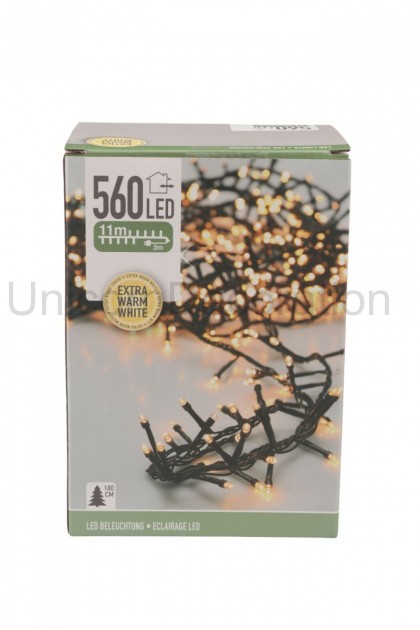 Reťaz LED 560LED 11m WW