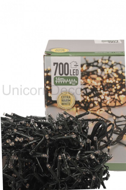 Reťaz LED 700LED 14m WW