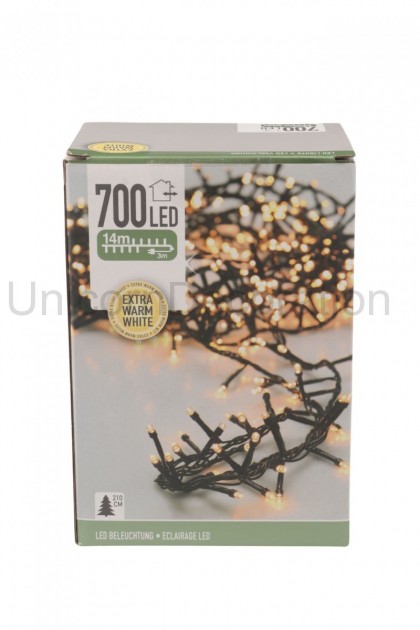 Reťaz LED 700LED 14m WW