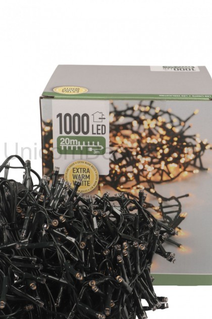 Reťaz LED 1000LED 20m WW
