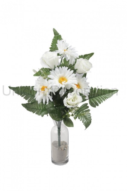 Kytica ruža + gerbera x7