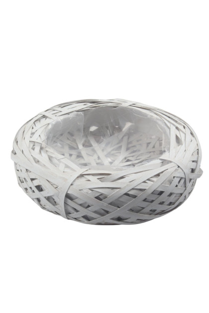 Črepník biely 35 cm