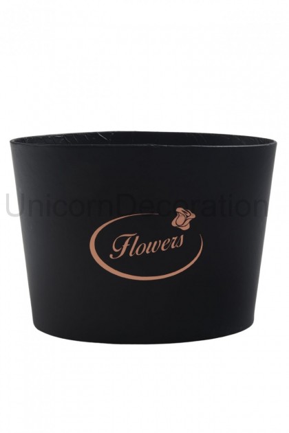 Flower box - čierny