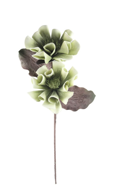 Kvet peónia  x 2  - pena / ks