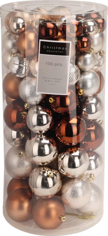 Gule vianočné/ set 100 ks/ medené