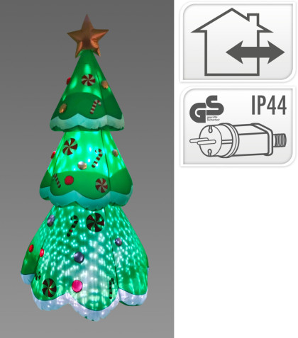 Stromček nafukovací 240 cm s LED osvetlením