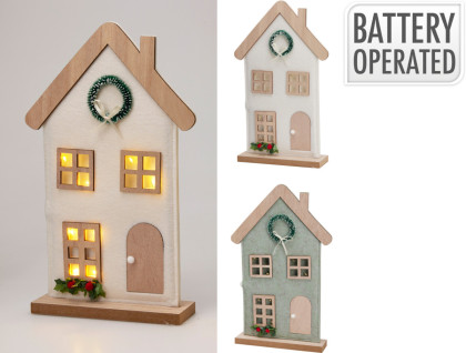 Dom dekorácia 30 cm / 2 dr.