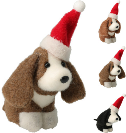 Pes 15 cm vianoč. Pes 15 cm vianoč.