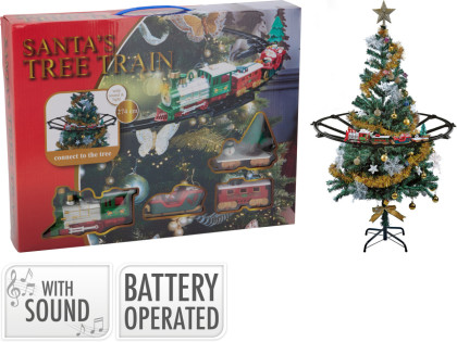 Vláčik - sada na stromček s hudbou