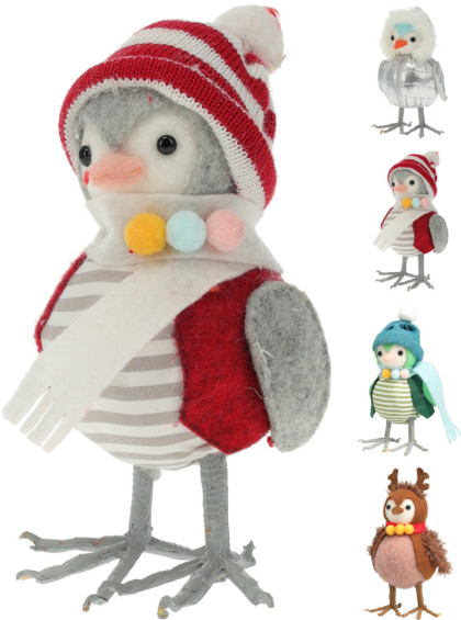 Vtáčik so šatami 13 cm/ 4 dr