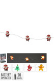 Osvetlenie vianočné reťaz Mikuláš 20 LED/ 4 dr