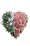 Aranžmán betón  -  srdce  EXCLUSIVE