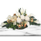 Aranžmán betón 333 s kálami a mašľou